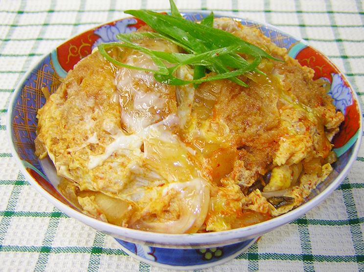 キムチカツ丼