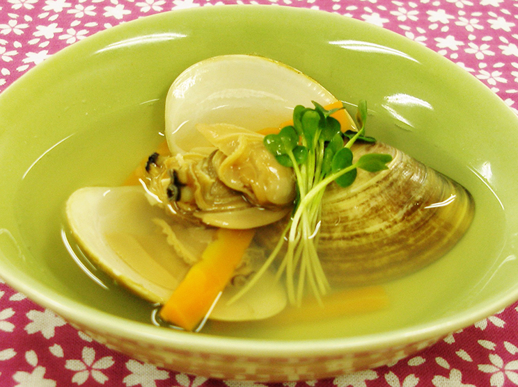 蛤のスープ