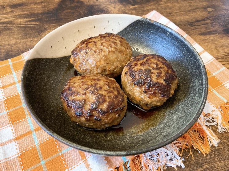 きんぴら入り照り焼きハンバーグ