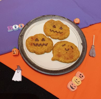 フライパンでかぼちゃソフトクッキー