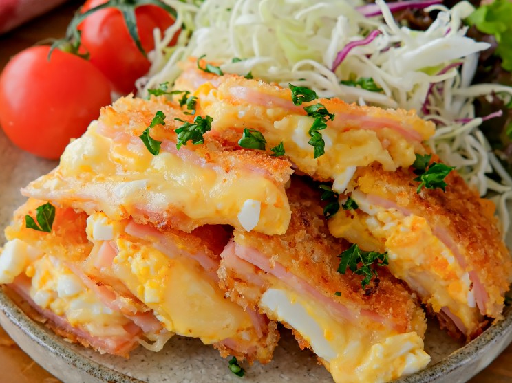 ハムたまチーズカツ