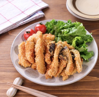 ささみとエリンギのサクサクフライ